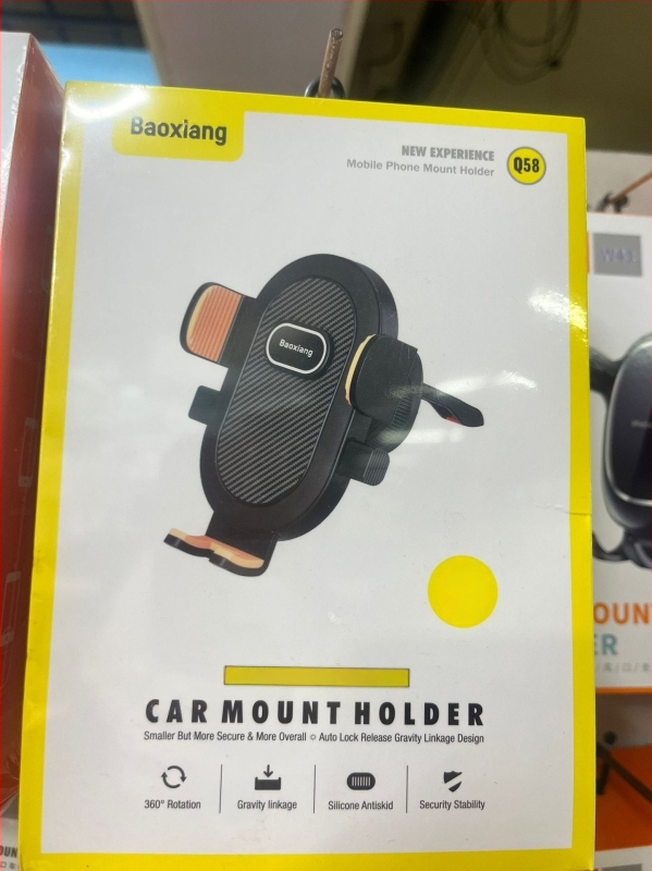 Držač za mobitel u automobilu – plastični, višenamjenski, kompatibilan s izlazima zraka i pločom za navigaciju