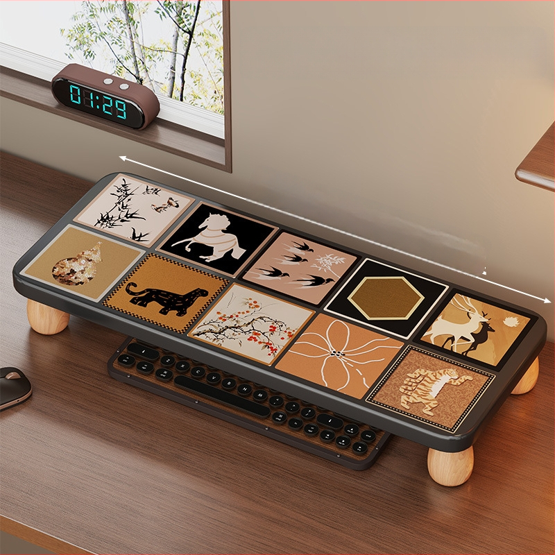 Nešiojamojo kompiuterio pakėlimo stovas, medinis stalinis organizatorius, ženklas Evesigar/Isijia, modelis 2228493012040516736, stalinis dizainas