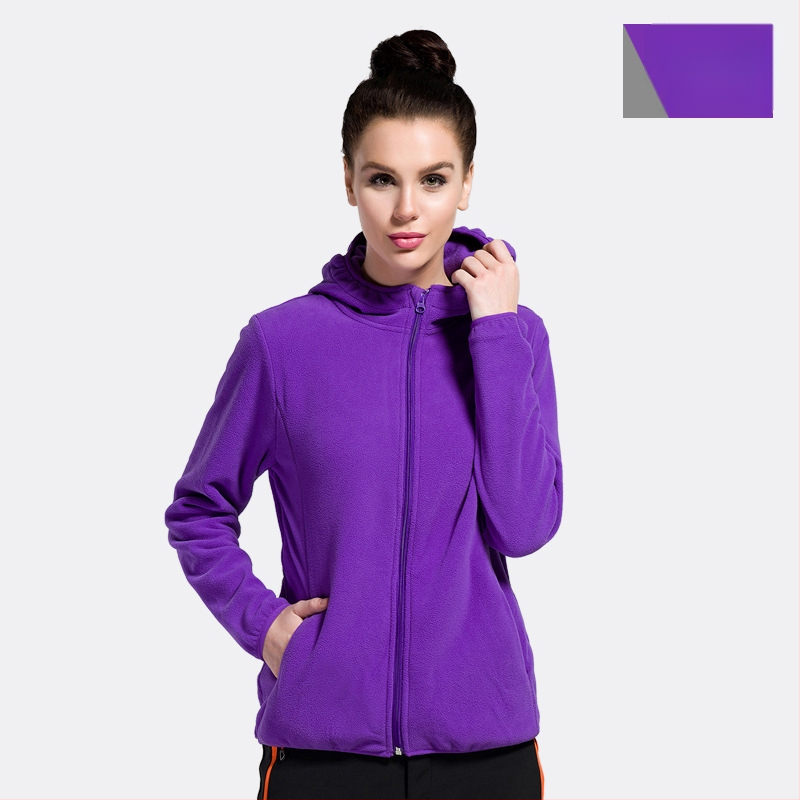 Youmu fliso striukė su gobtuvu, kardigan stiliaus, vėjo atspari, unisex