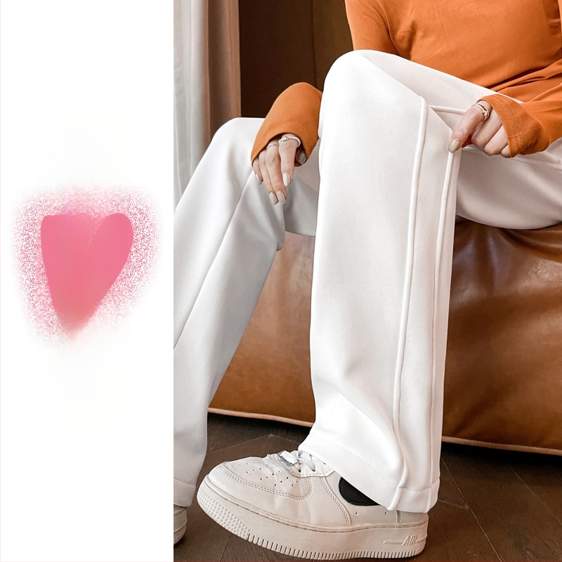 Kasdieninės tiesios kelnės, 3/4 ilgio, aukštas liemuo, medvilnės mišinio audinys, ruduo 2025 Royal Sister stilius