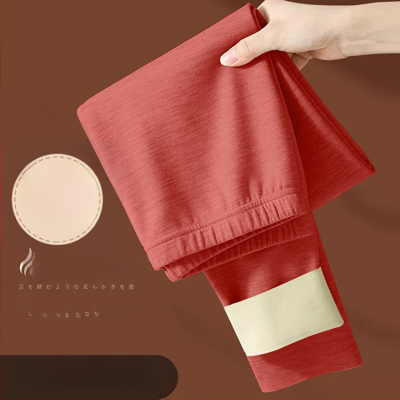 Sievietes apkures termiskie legingi ar flīsa iekšpuse, bezšuvju, bieza poliestera materiāls