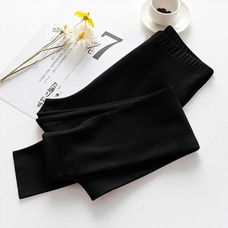 Sievietes apkures termiskie legingi ar flīsa iekšpuse, bezšuvju, bieza poliestera materiāls