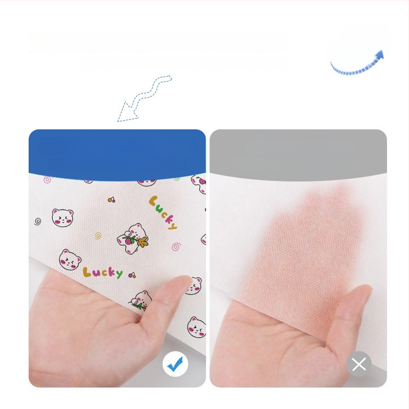 Vienkartinis keliautojo viešbučio patalynės komplektas: lovos pakloda, antklodės užvalkalas, pagalvių užvalkalas – 4 dalių komplektas; Medžiaga: nepluošto audinys; Prekės ženklas: Royal Color; Galiojimo laikas: 360 dienų