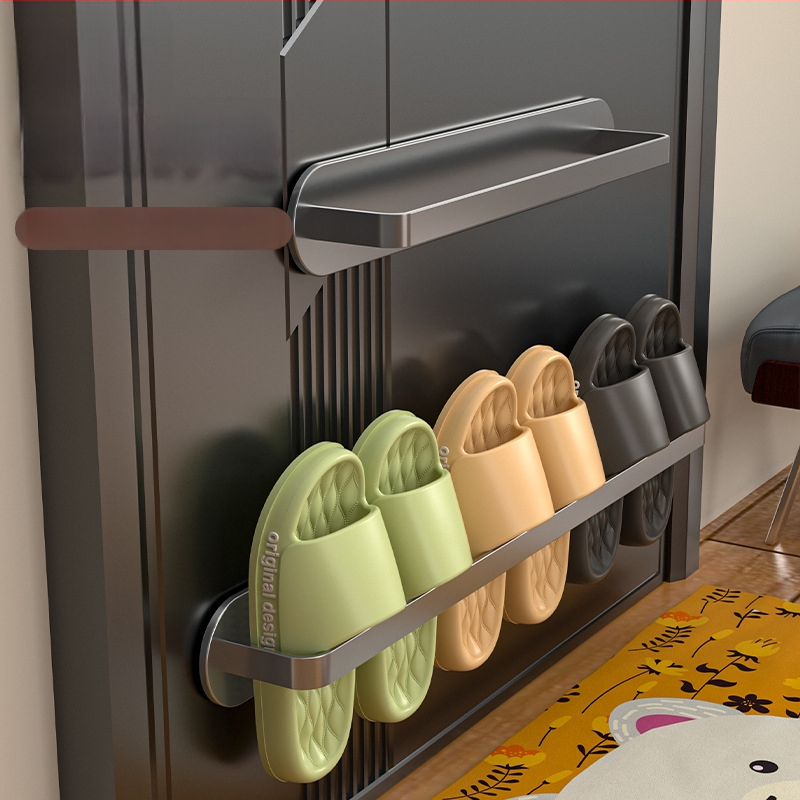 3 līmeņu magnētiska kurpju plaukts uz sienas, magnētiska uzstādīšana, bez urbšanas, no oglekļa tērauda