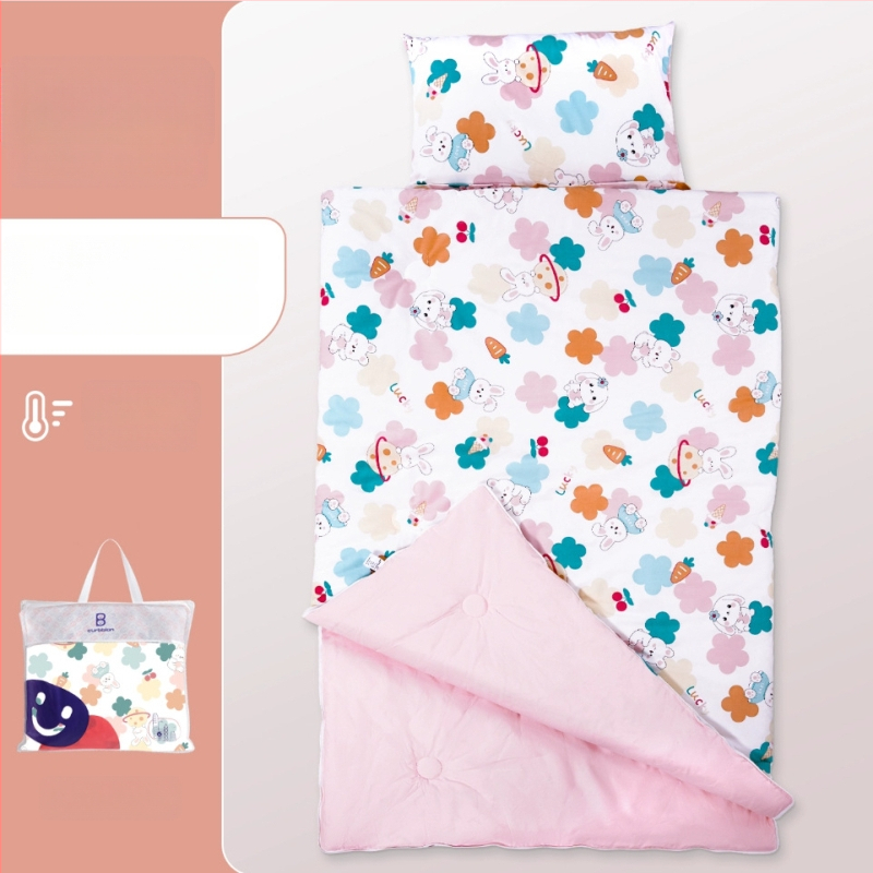 Gyerekeknek készült alvózsák karikatúra stílussal, 100% pamut anyag, súly 1.6–2 kg, gépi mosásra