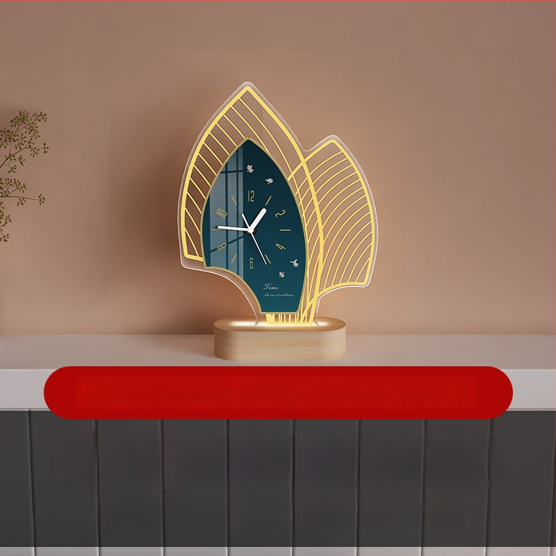 Galda pulkstenis, moderns stils, akrila korpuss un cifersblats, bateriju darbība, vienmērīgi kustas sekundes, piemērots viesistabai, guļamistabai un birojā