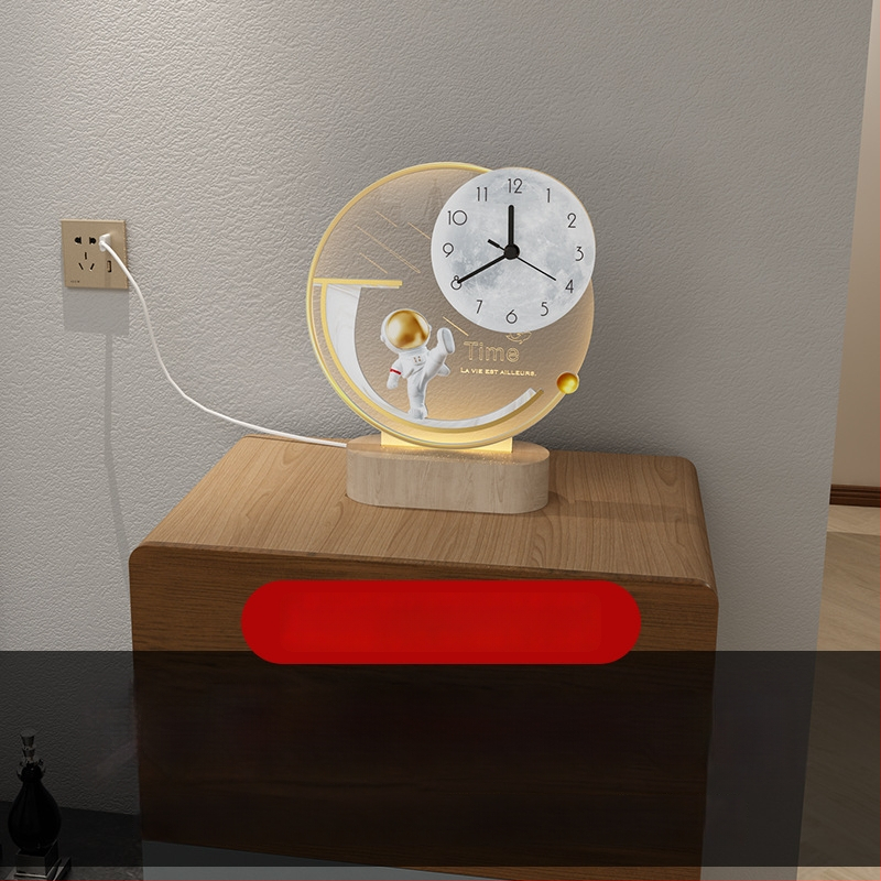 Galda pulkstenis, moderns stils, akrila korpuss un cifersblats, bateriju darbība, vienmērīgi kustas sekundes, piemērots viesistabai, guļamistabai un birojā