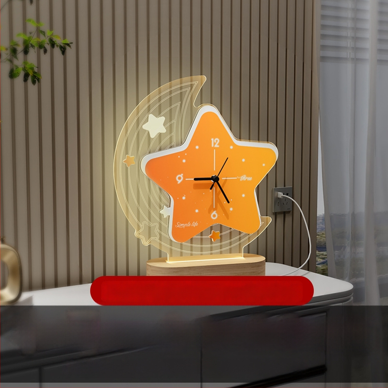 Galda pulkstenis, moderns stils, akrila korpuss un cifersblats, bateriju darbība, vienmērīgi kustas sekundes, piemērots viesistabai, guļamistabai un birojā