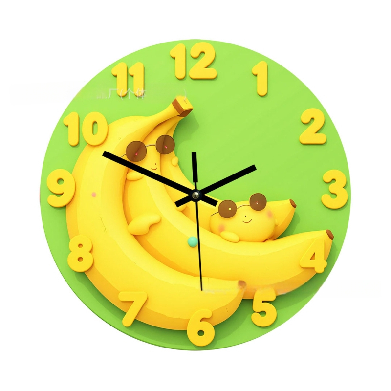 Sienas pulkstenis, apaļš koka dizains, klusa kustība ar sekundēm, ar baterijām, vienpusīgs, pasaules laiks