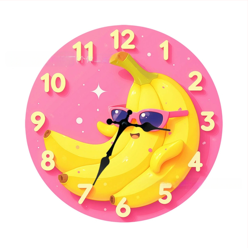 Sienas pulkstenis, apaļš koka dizains, klusa kustība ar sekundēm, ar baterijām, vienpusīgs, pasaules laiks