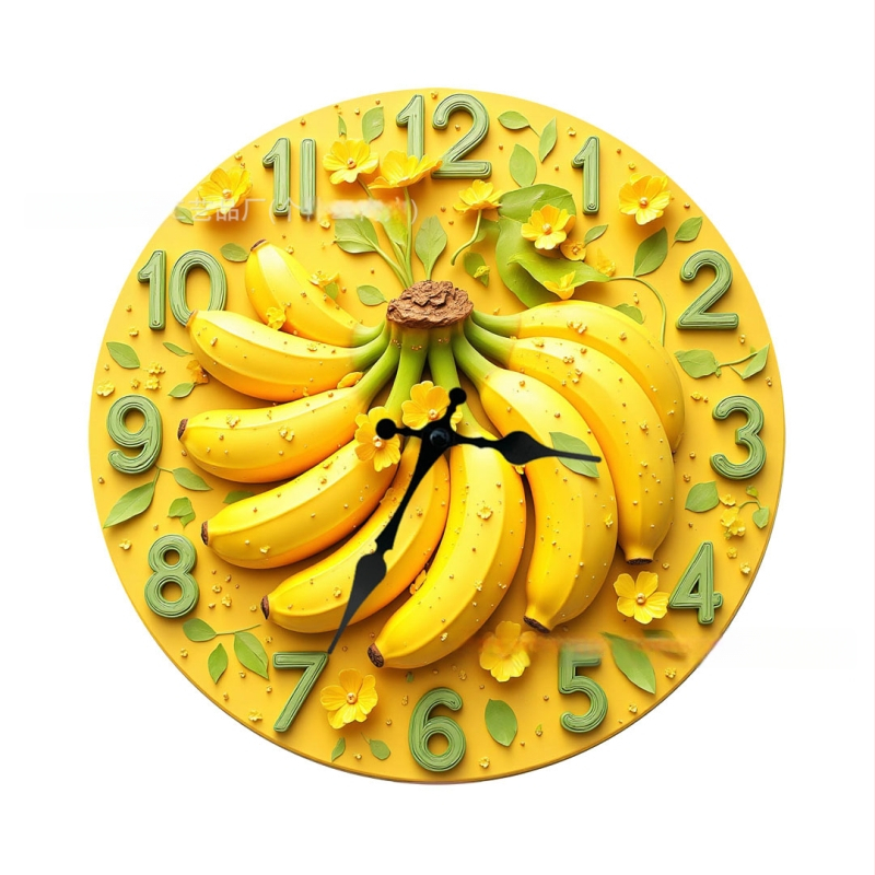 Sienas pulkstenis, apaļš koka dizains, klusa kustība ar sekundēm, ar baterijām, vienpusīgs, pasaules laiks