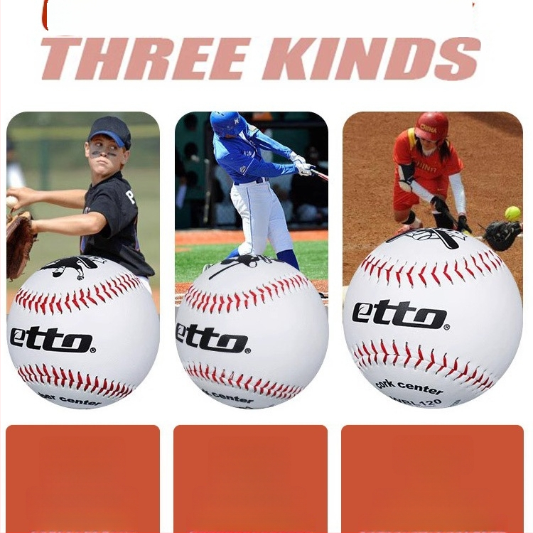 Vaikų beisbolo treniruočių kamuolys – medžiaga Silk Flower; tinkama vaikams; kategorija: Beisbolas