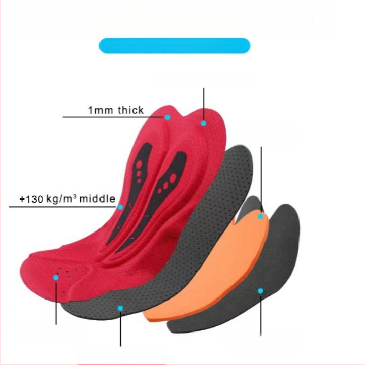 Планински велосипедни панталони с подложка, силиконова защита на ханша, дишаща и ударопоглъщаща