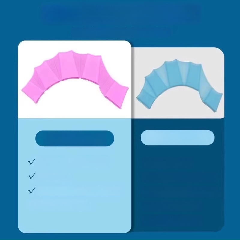 Silīkonā plūdes plaukstas plūdenošie cimdi – Pengyi, Produkta numurs: Silicone Swimming Flippers, Ārējo tirdzniecības eksporta ekskluzīvs piegādātājs