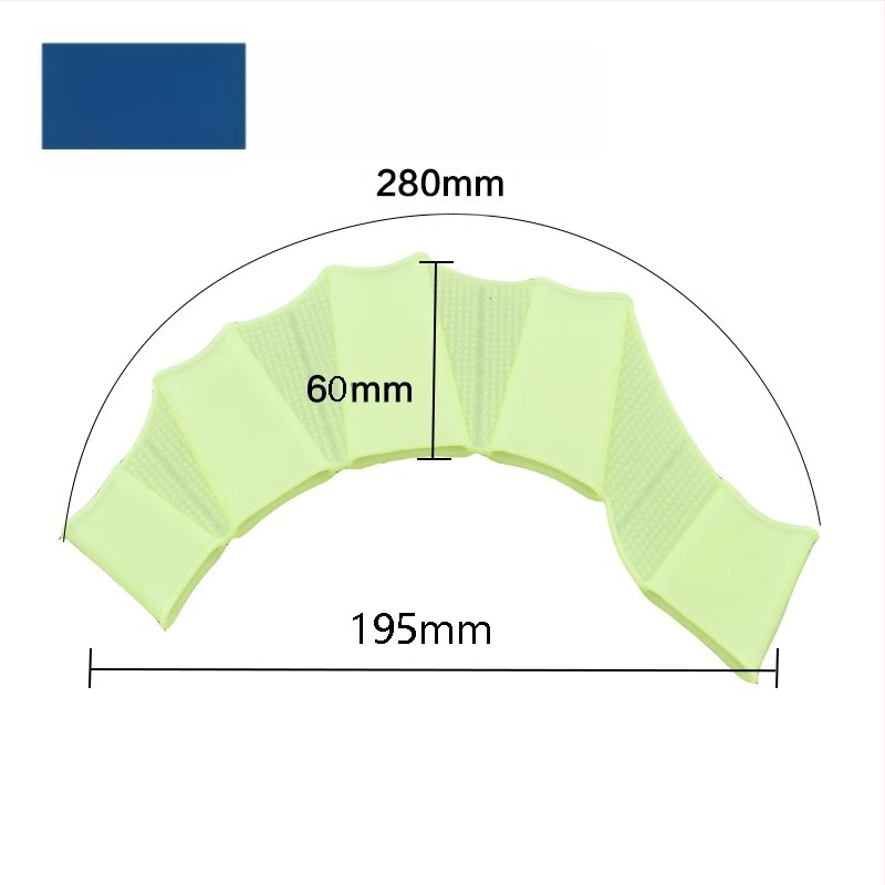 Silīkonā plūdes plaukstas plūdenošie cimdi – Pengyi, Produkta numurs: Silicone Swimming Flippers, Ārējo tirdzniecības eksporta ekskluzīvs piegādātājs