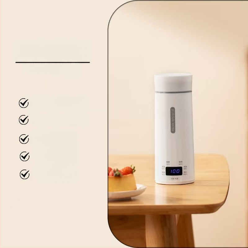 Edelle Elektriskā ūdens uzsildīšanas krūze ar digitālo displeju, pārnēsājama ceļojumiem, jauda zem 1000W, tilpums zem 1L