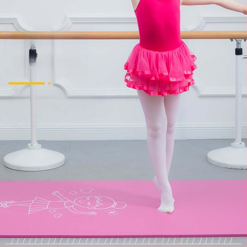 Bērnu deju jogas paklājs, Oxford audums, 8 mm biezums, figūras raksts