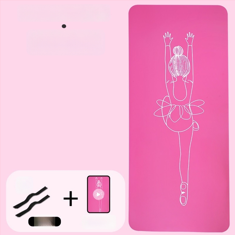 Bērnu deju jogas paklājs, Oxford audums, 8 mm biezums, figūras raksts