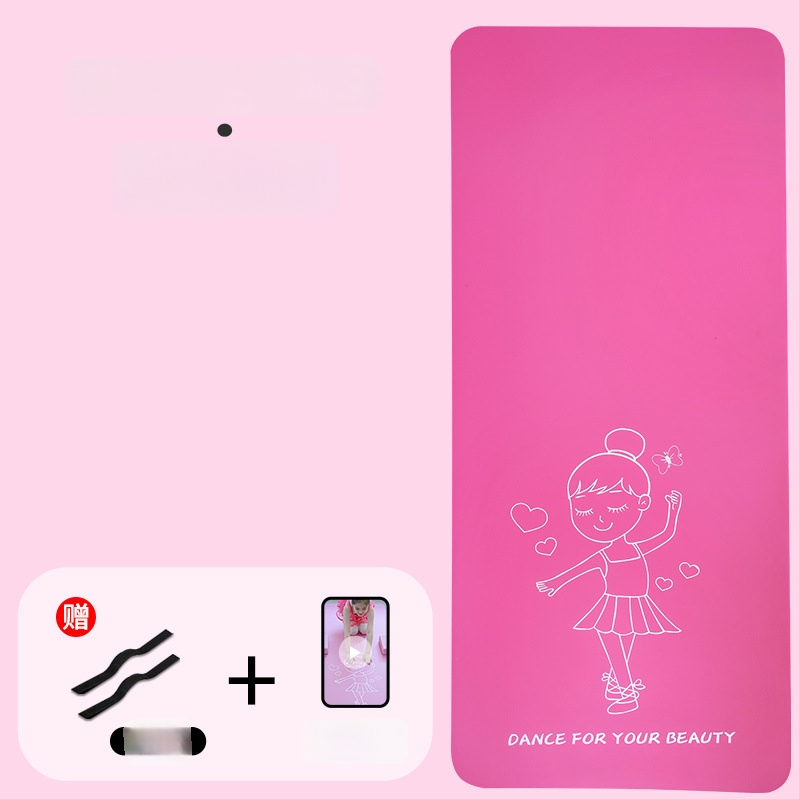 Bērnu deju jogas paklājs, Oxford audums, 8 mm biezums, figūras raksts