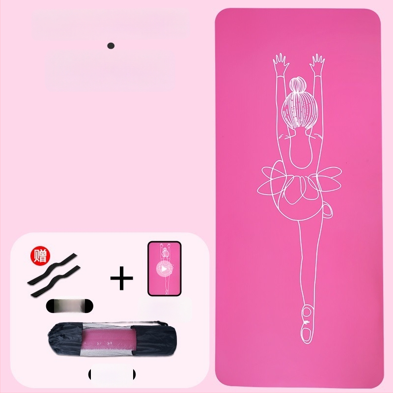 Bērnu deju jogas paklājs, Oxford audums, 8 mm biezums, figūras raksts