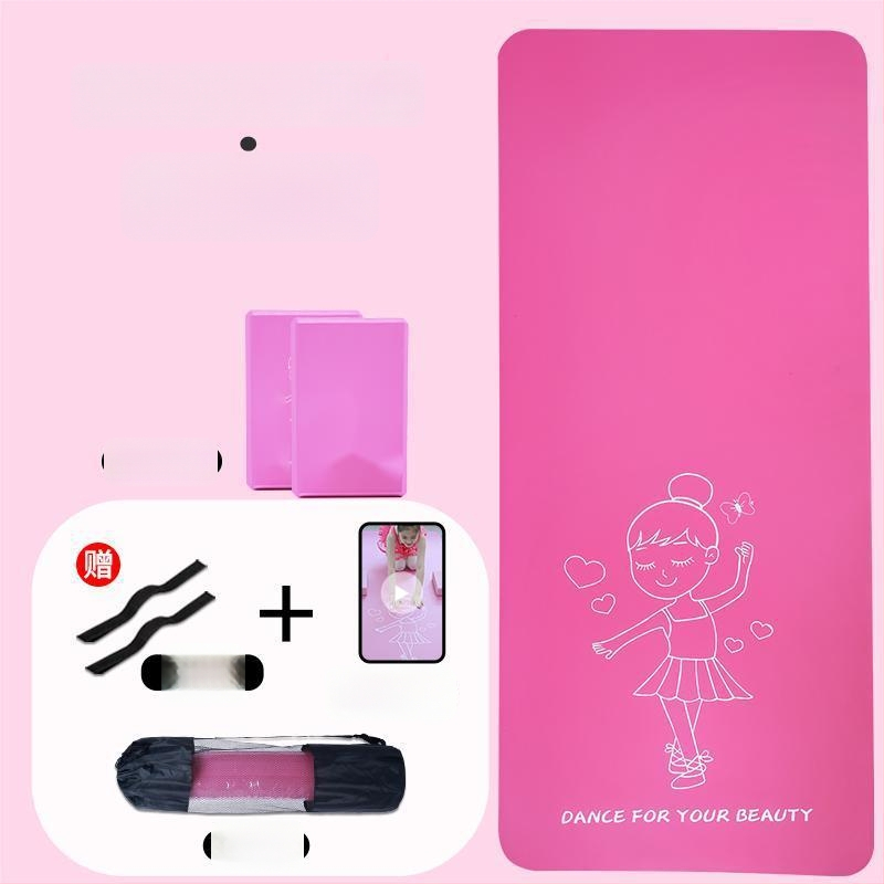 Bērnu deju jogas paklājs, Oxford audums, 8 mm biezums, figūras raksts