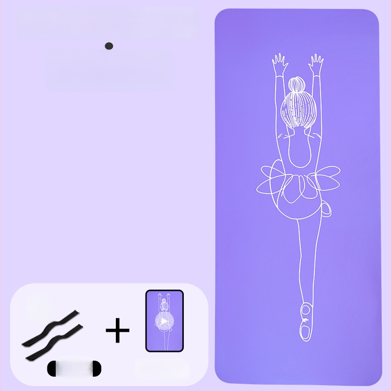 Bērnu deju jogas paklājs, Oxford audums, 8 mm biezums, figūras raksts