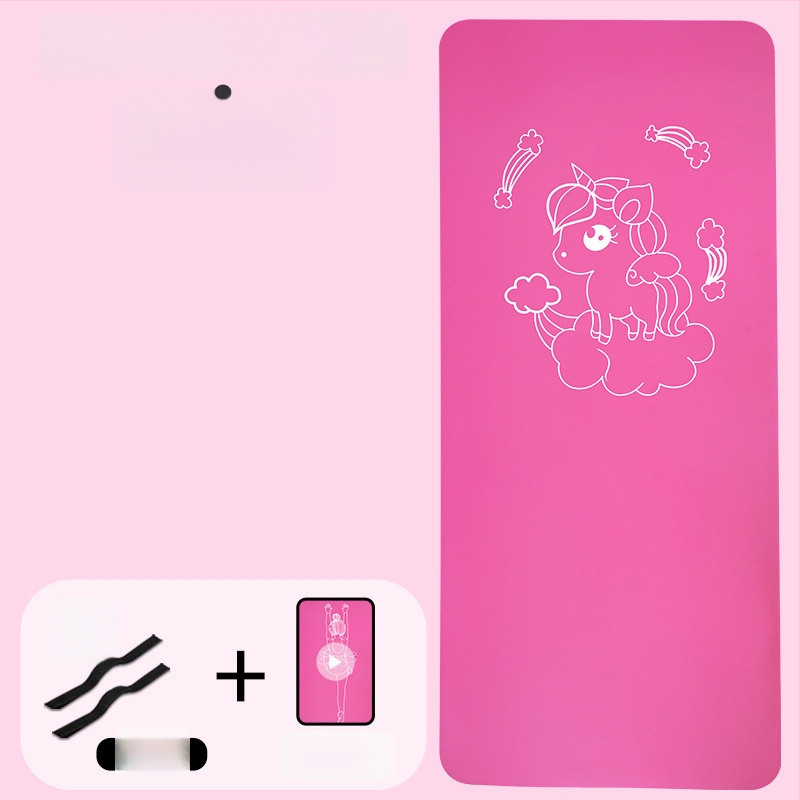 Bērnu deju jogas paklājs, Oxford audums, 8 mm biezums, figūras raksts