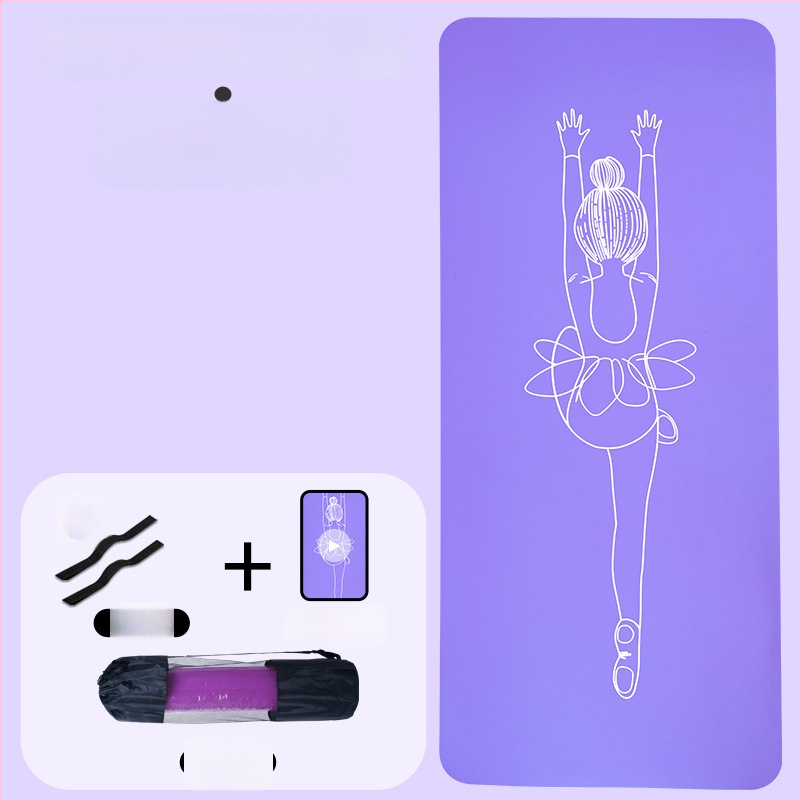 Bērnu deju jogas paklājs, Oxford audums, 8 mm biezums, figūras raksts