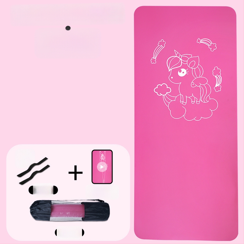 Bērnu deju jogas paklājs, Oxford audums, 8 mm biezums, figūras raksts