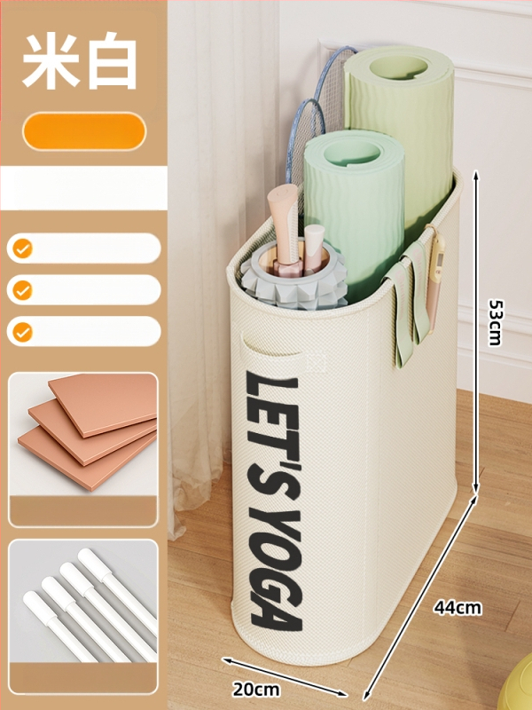 Jogas paklāja uzglabāšanas grozs, zīda ziedu materiāls, mini ar 6 slāņiem, ceļojumu uzglabāšanai, nepieciešama uzstādīšana