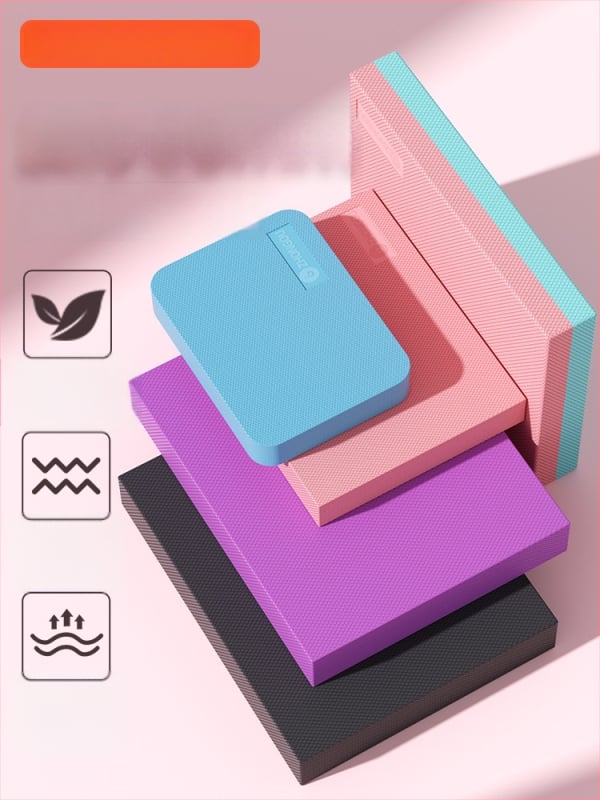 Joga paklājs līdzsvaram un korpusa vingrinājumiem, materiāls: TPE, biezums: 5–6 cm, svars: 0,15–0,45 kg, vienkrāsains dizains