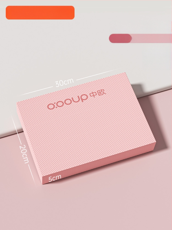 Joga paklājs līdzsvaram un korpusa vingrinājumiem, materiāls: TPE, biezums: 5–6 cm, svars: 0,15–0,45 kg, vienkrāsains dizains