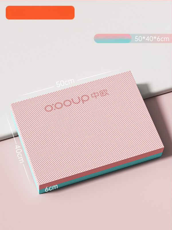 Joga paklājs līdzsvaram un korpusa vingrinājumiem, materiāls: TPE, biezums: 5–6 cm, svars: 0,15–0,45 kg, vienkrāsains dizains