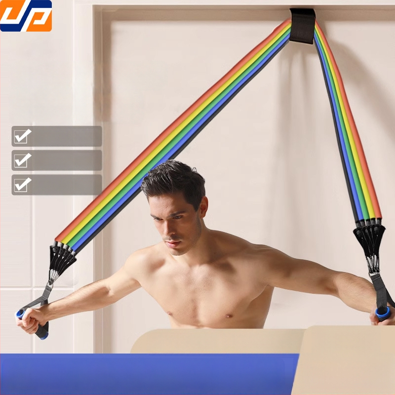 Jiupu Atsparos Virvutė – Namų fitneso įranga krūtinės treniravimui, tinkama vaikams, paaugliams ir suaugusiems, fitnesui ir grožiui