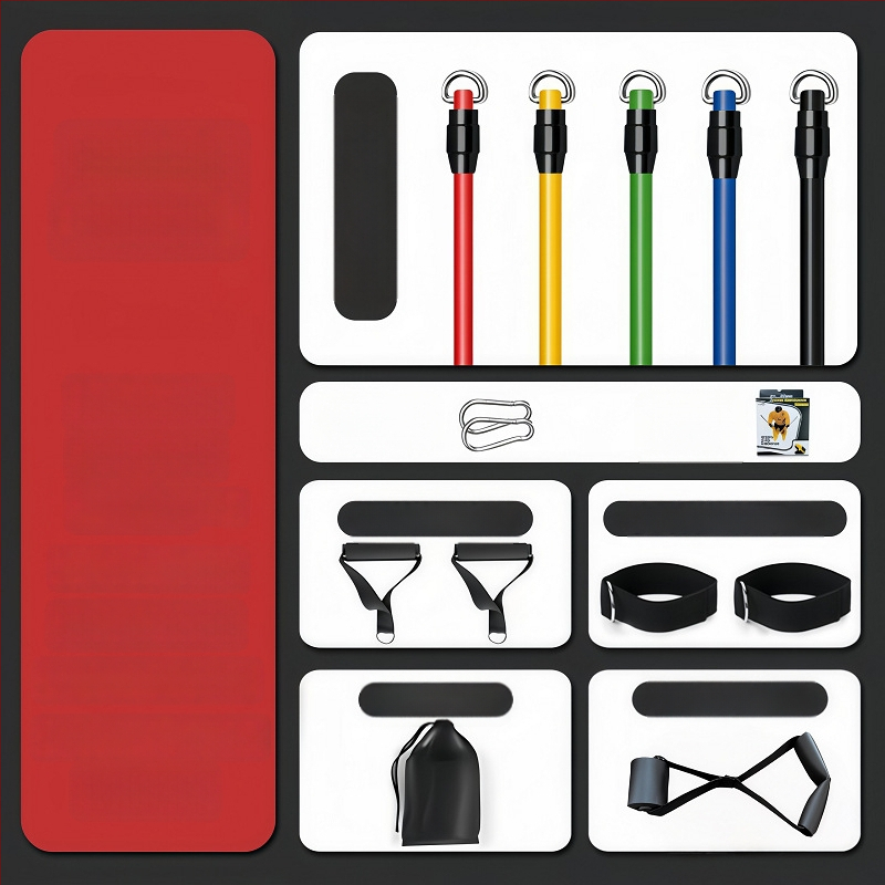 Jiupu Atsparos Virvutė – Namų fitneso įranga krūtinės treniravimui, tinkama vaikams, paaugliams ir suaugusiems, fitnesui ir grožiui