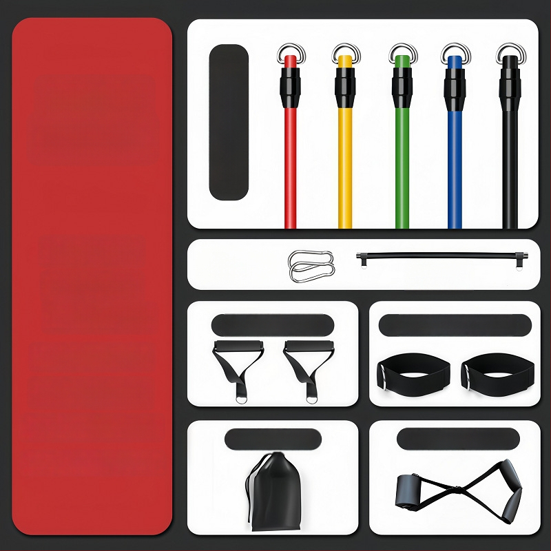 Jiupu Atsparos Virvutė – Namų fitneso įranga krūtinės treniravimui, tinkama vaikams, paaugliams ir suaugusiems, fitnesui ir grožiui