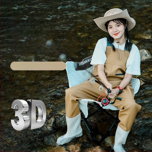 Žvejybos drabužiai – greitai džiūstantys apatiniai kelnysp braidymo metu, viso kūno lietaus kelnytės ir vandens bateliai pavasariui