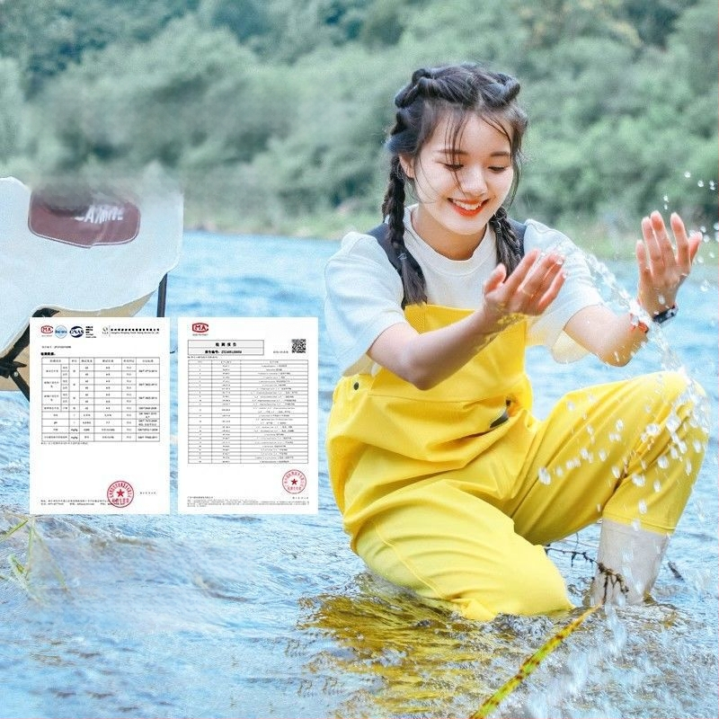 Žvejybos drabužiai – greitai džiūstantys apatiniai kelnysp braidymo metu, viso kūno lietaus kelnytės ir vandens bateliai pavasariui