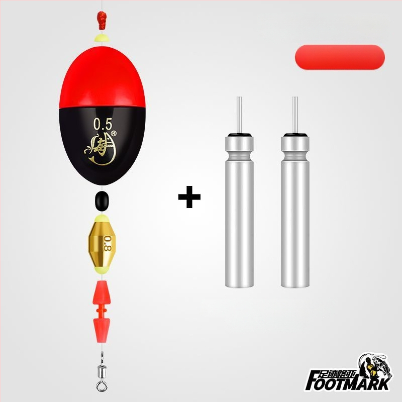 Pludiņu komplekts makšķerēšanai no plastmasas, gaismas efekts, gari metieni, nakts makšķerēšana