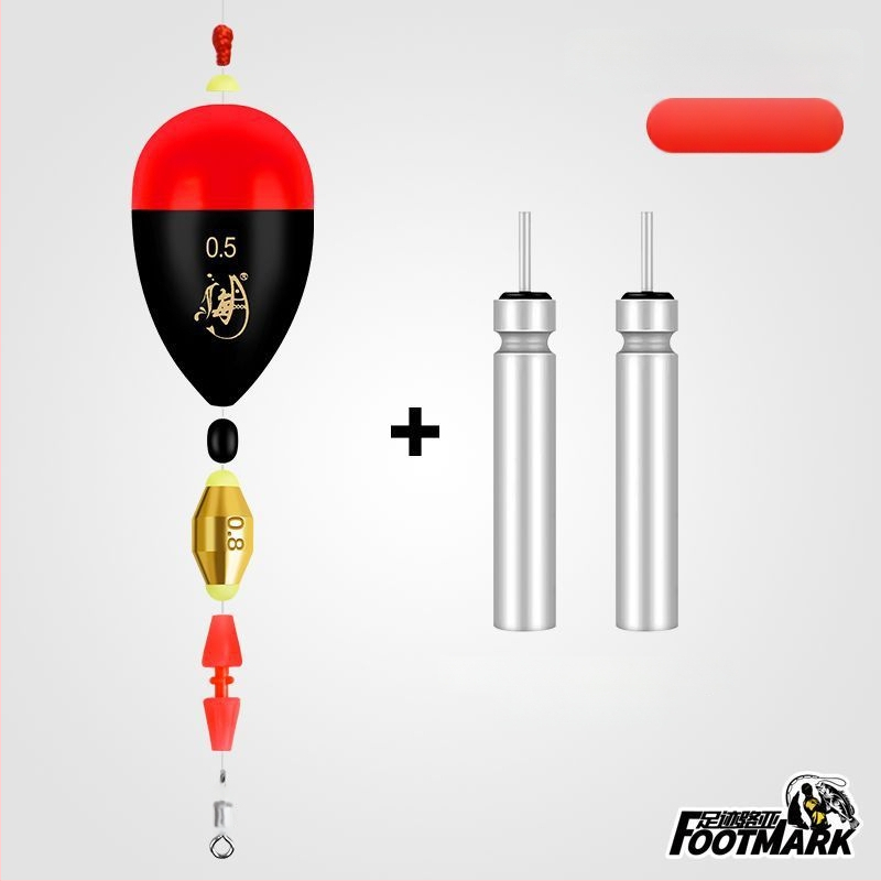 Pludiņu komplekts makšķerēšanai no plastmasas, gaismas efekts, gari metieni, nakts makšķerēšana