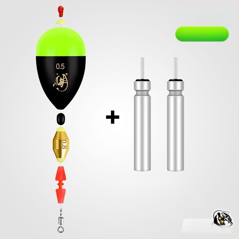 Pludiņu komplekts makšķerēšanai no plastmasas, gaismas efekts, gari metieni, nakts makšķerēšana