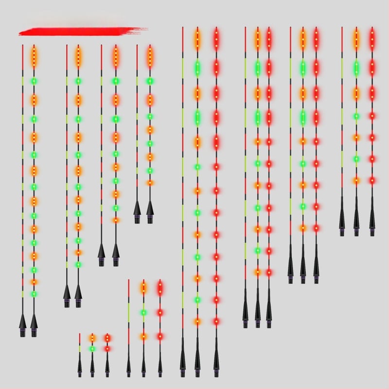 LED stikla šķiedras pludiņa aste vertikālajam driftam – Jiangding