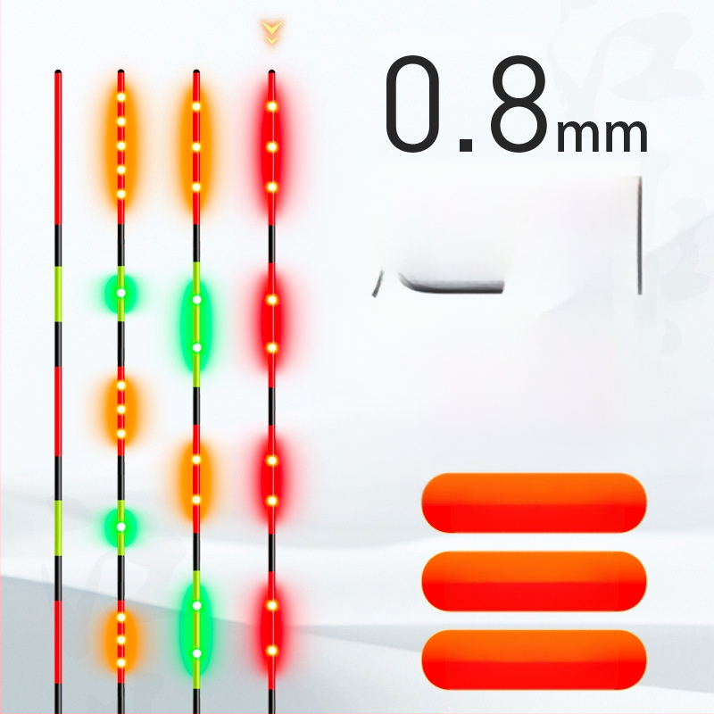 LED stikla šķiedras pludiņa aste vertikālajam driftam – Jiangding