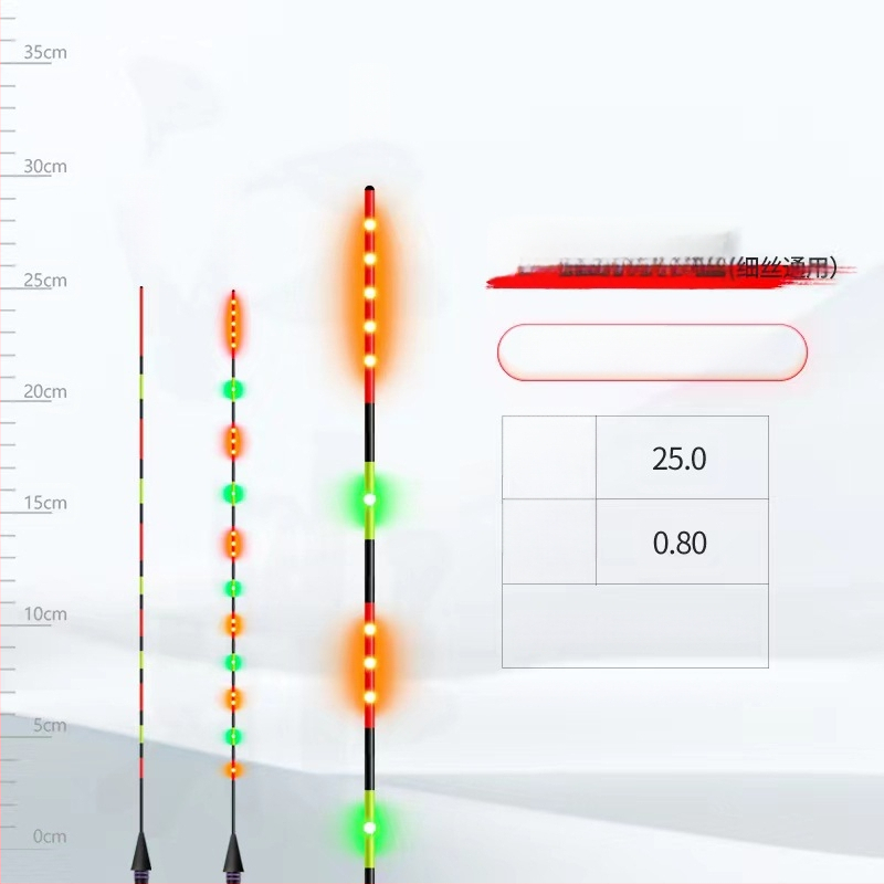 LED stikla šķiedras pludiņa aste vertikālajam driftam – Jiangding