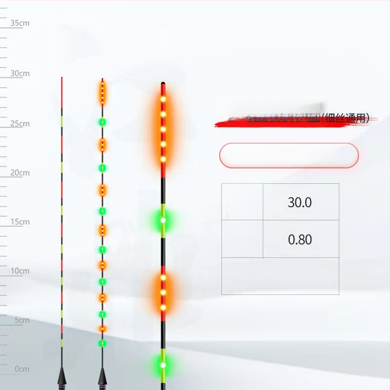 LED stikla šķiedras pludiņa aste vertikālajam driftam – Jiangding
