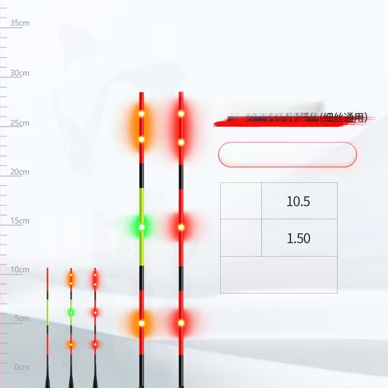 LED stikla šķiedras pludiņa aste vertikālajam driftam – Jiangding