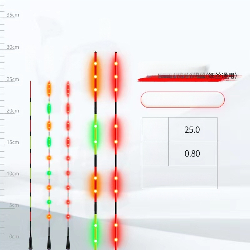 LED stikla šķiedras pludiņa aste vertikālajam driftam – Jiangding
