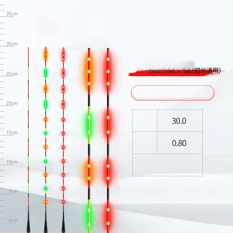 LED stikla šķiedras pludiņa aste vertikālajam driftam – Jiangding