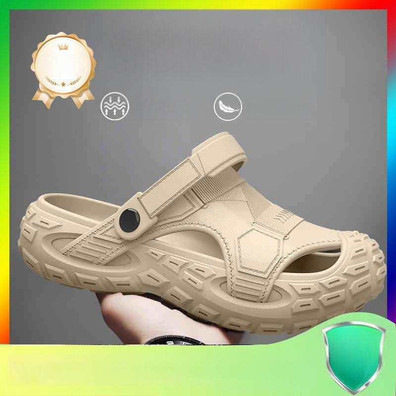 Sandale bărbați EVA, respirante, anti miros, antiderapante, EVA partea superioară și talpa, slip-on, stil coreean, pentru activități în apă