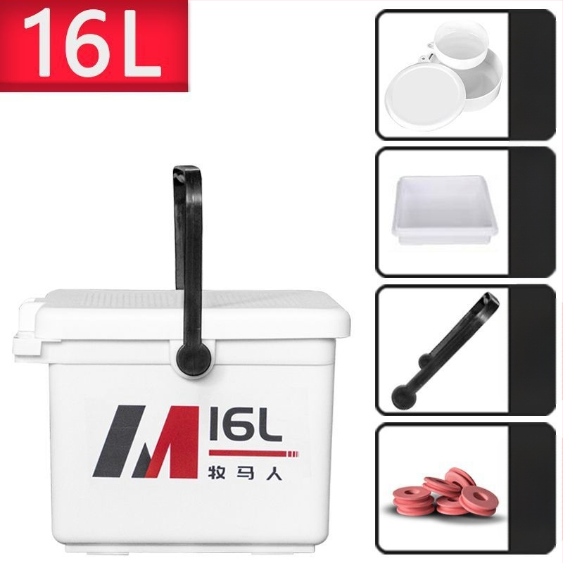 Zvejas kaste Wrangler - 12–20 L, plastmasa